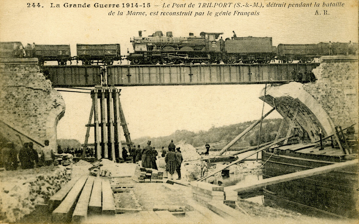 Trilport — Reconstruction du pont de chemin de fer