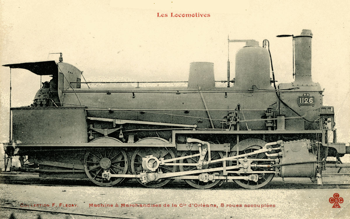 LOCOMOTIVES P.-O. SÉRIE 1114 À 1140 (1879-1887)