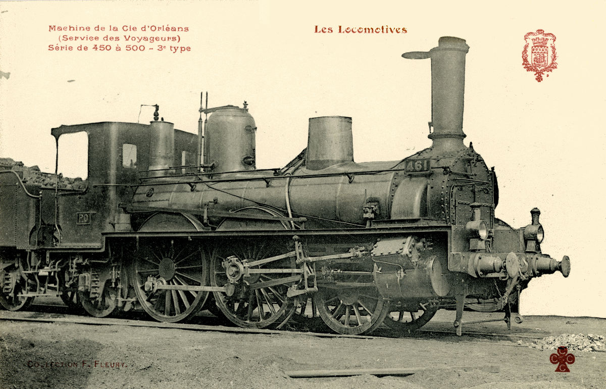 LOCOMOTIVES P.-O. SÉRIE 448 À 572 (1879-1887)