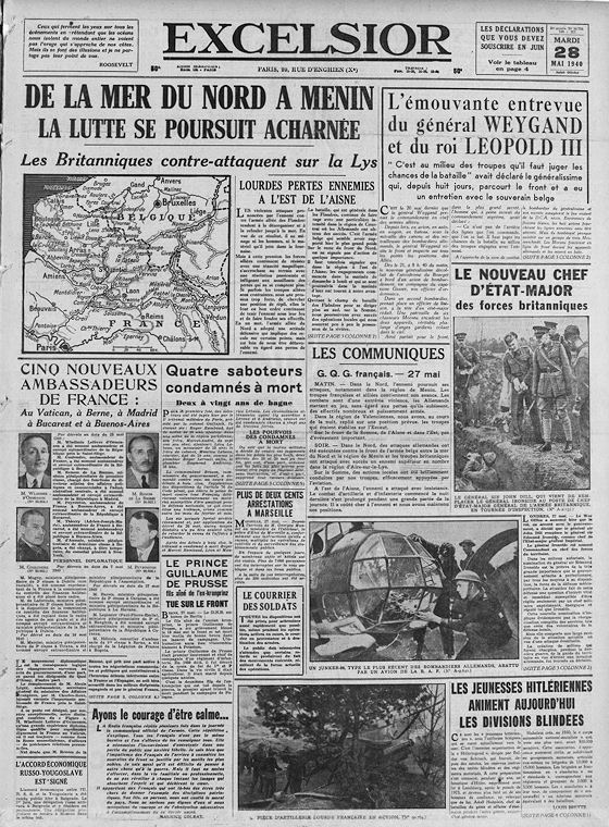 EXCELSIOR • 28 MAI 1940