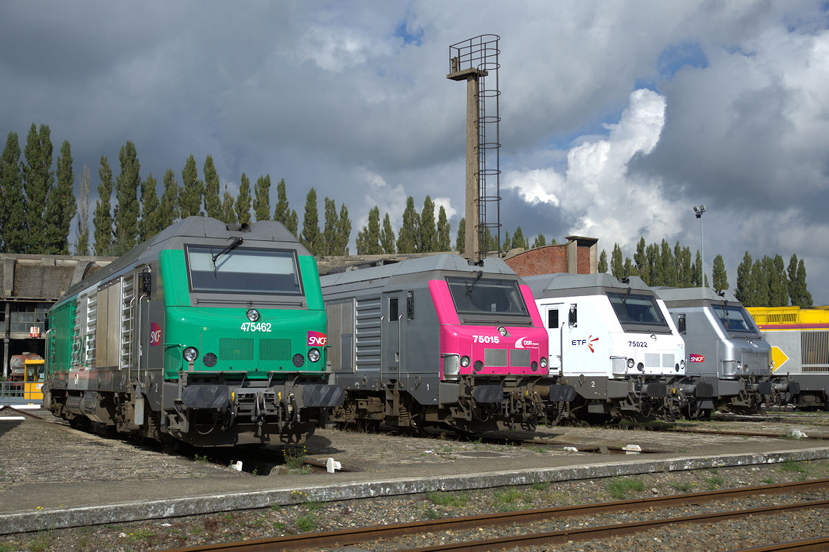 BB 75462 SNCF • BB 75015 OSR • BB 75022 ETF • BB 75031 SNCF