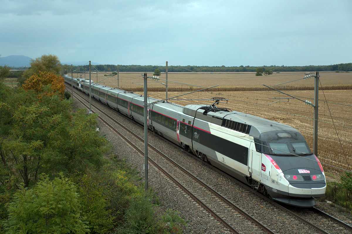TGV 548 + TGV 544 • TGV INOUI 5516 NICE > NANCY