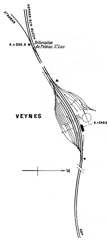 BIFURCATION DU POTEAU-SAINT-LUC - VEYNES