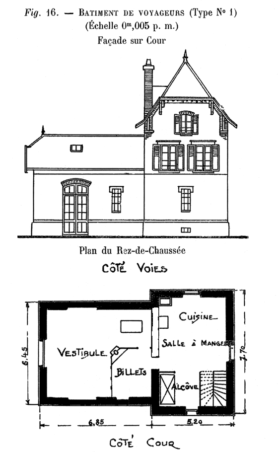 BÂTIMENTS DE VOYAGEURS (TYPE N°1)