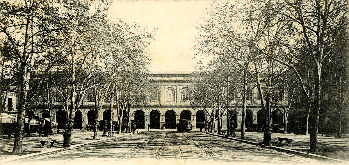 LA GARE P.-L.-M. DE NÎMES