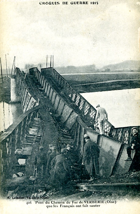 Pont de chemin de fer de Verberie (Oise)