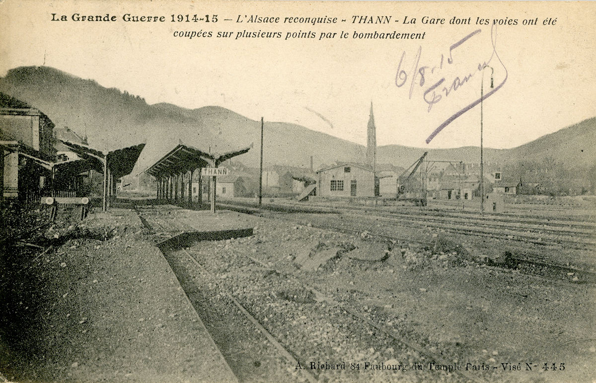 BÂTIMENT VOYAGEURS DE THANN (1914-1915)