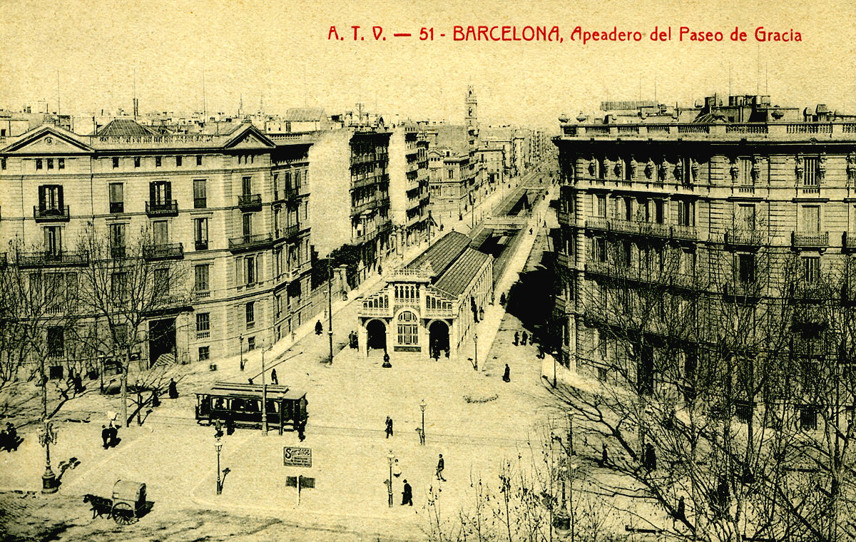 BARCELONA APEADERO DEL PASEO DE GRACIA