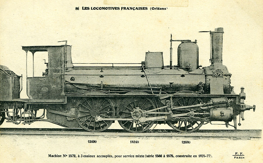 LOCOMOTIVES MIXTES SÉRIE 1566-1604 FORQUENOT