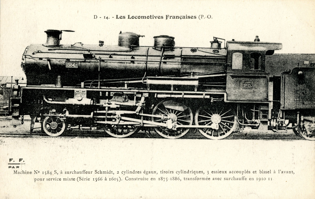 LOCOMOTIVES P.-O. SÉRIE 1500S