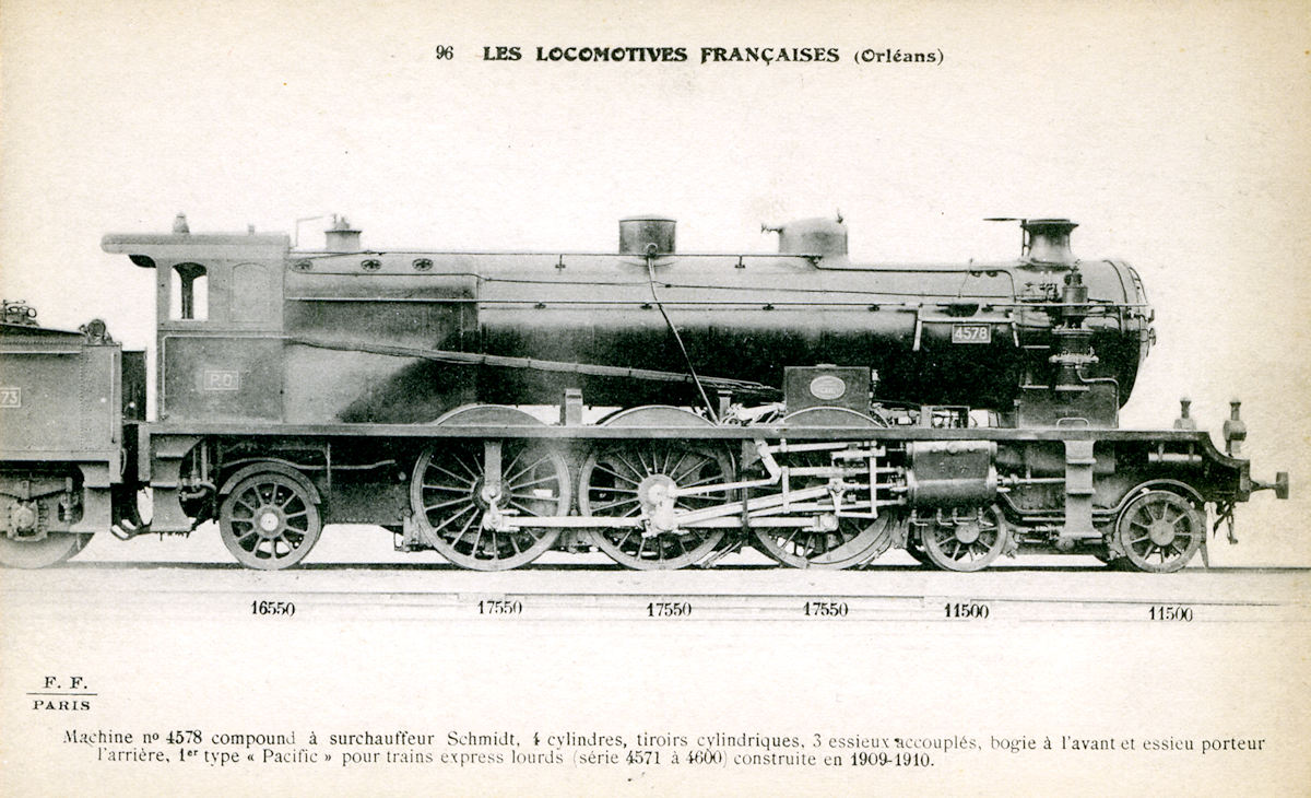 LOCOMOTIVES PACIFIC 4501-4570 ET 4571-4600 PO