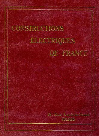 CONSTRUCTIONS ÉLECTRIQUES DE FRANCE