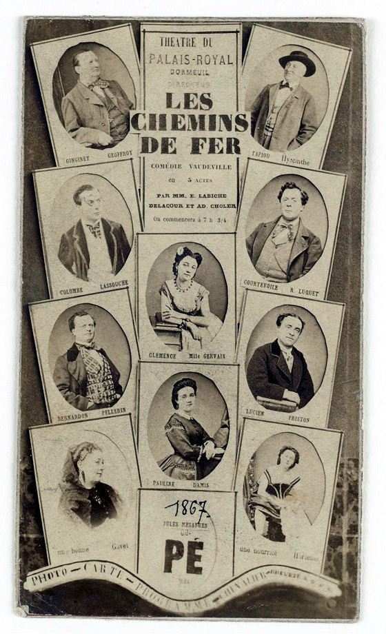 LES CHEMINS DE FER VAUDEVILLE D'EUGÈNE LABICHE, ALFRED DELACOUR ET ADOLPHE CHOLER