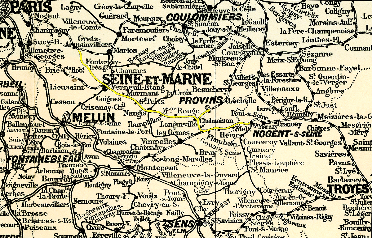 CHEMINS DE FER DE LA FRANCE CARTE PUBLIÉE PAR LA LIBRAIRIE CHAIX (VERS 1920)