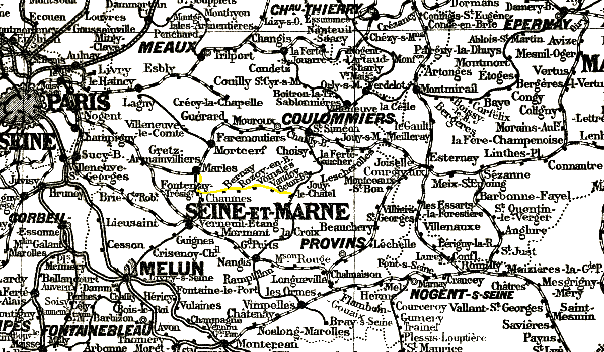 CHEMINS DE FER DE LA FRANCE CARTE PUBLIÉE PAR LA LIBRAIRIE CHAIX (VERS 1920)