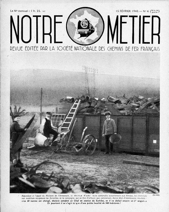 NOTRE MÉTIER • 15 FÉVRIER 1940