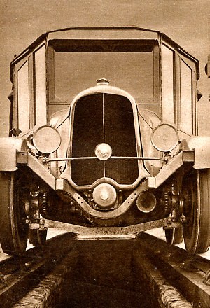 Fig. 3. – Une AUTOMOTRICE sur PNEUS-RAILS ou “ MICHELINE ”