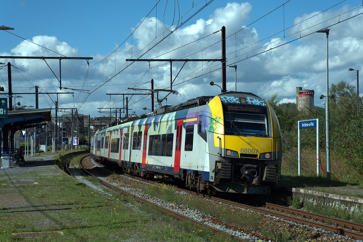 AM08 08007 SNCB • INTERCITY 4535 ANTWERPEN-CENTRAAL > CHARLEROI-CENTRAL