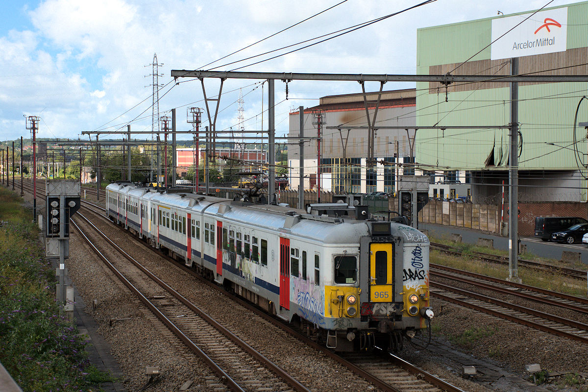 AM73 CITYRAIL 965 SNCB • 4282 LUTTRE > CHARLEROI-CENTRAL