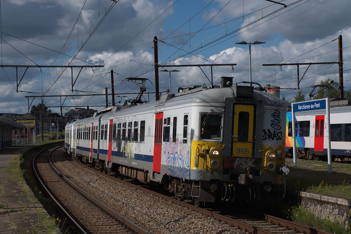 AM73 CITYRAIL 965 SNCB • 4286 LUTTRE > CHARLEROI-CENTRAL