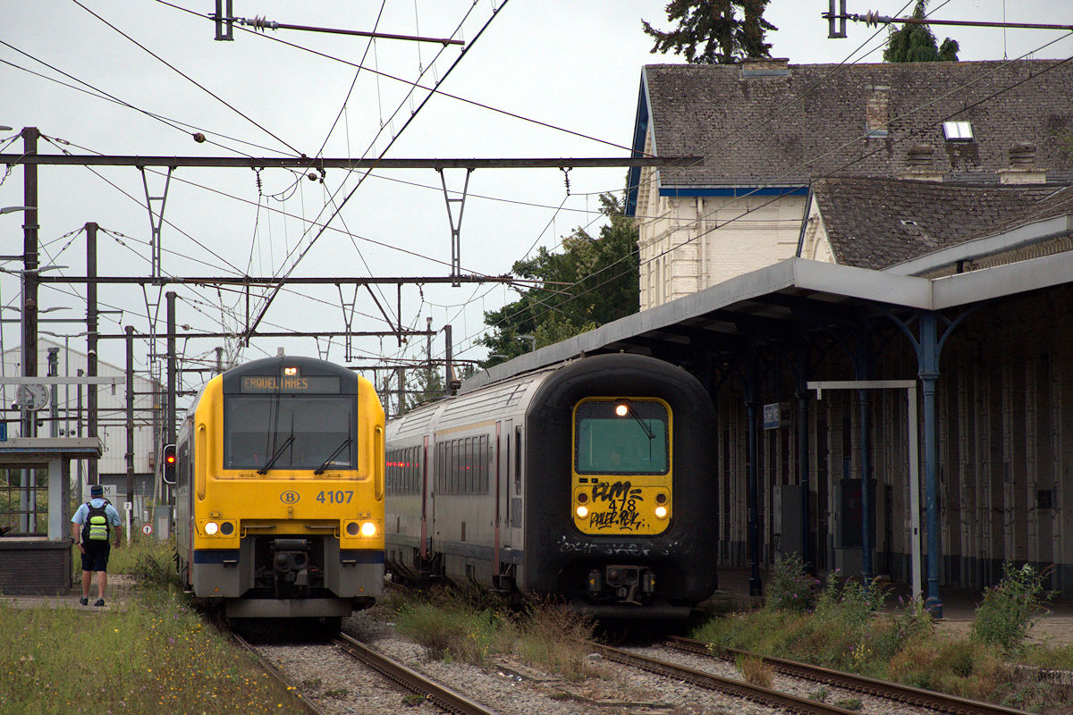 AM96 478 SNCB • 8750 CHARLEROI-CENTRAL > ERQUELINNES