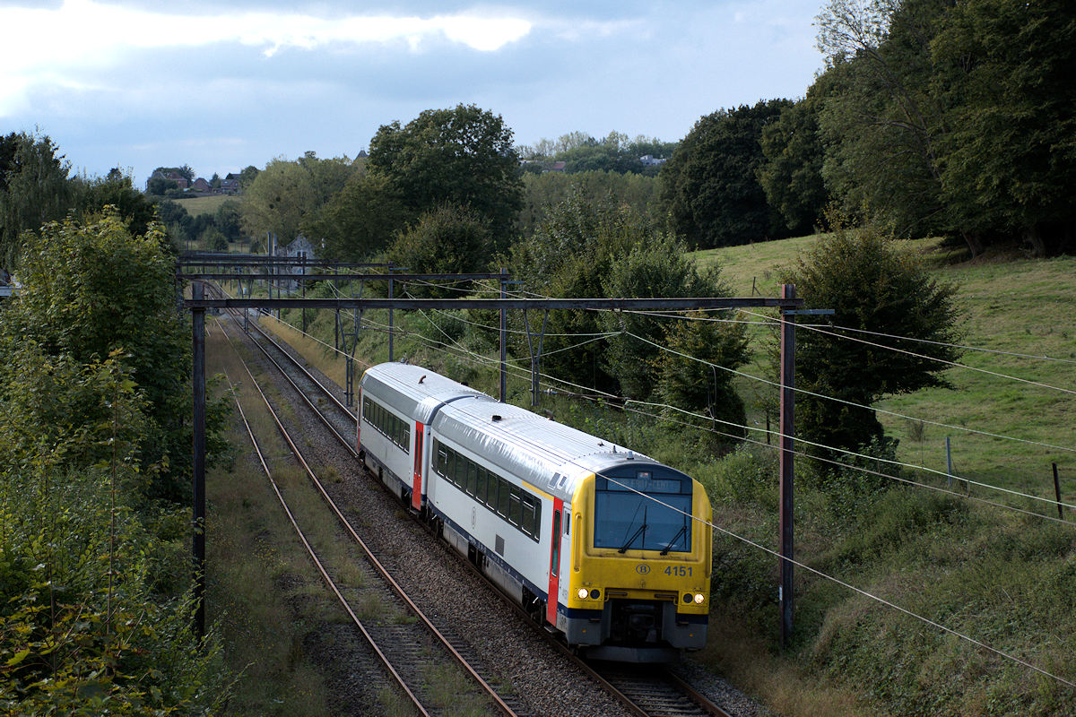 AR41 4151 SNCB • 8754 ERQUELINNES > CHARLEROI-CENTRAL