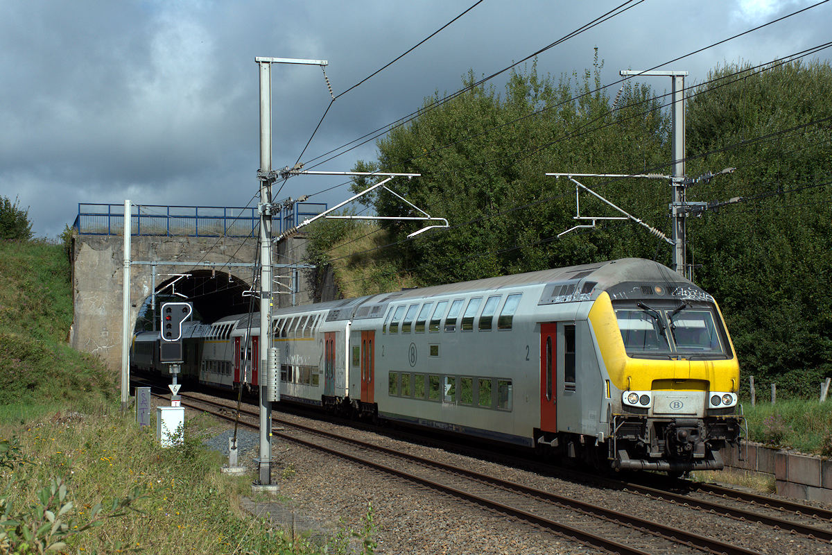 VOITURE PILOTE M6 SNCB 65061 + HLE 1352