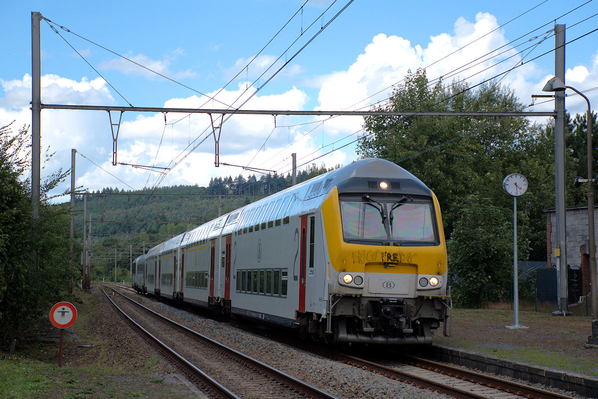 VOITURE PILOTE M6 SNCB 65006 + HLE 1356 SNCB
