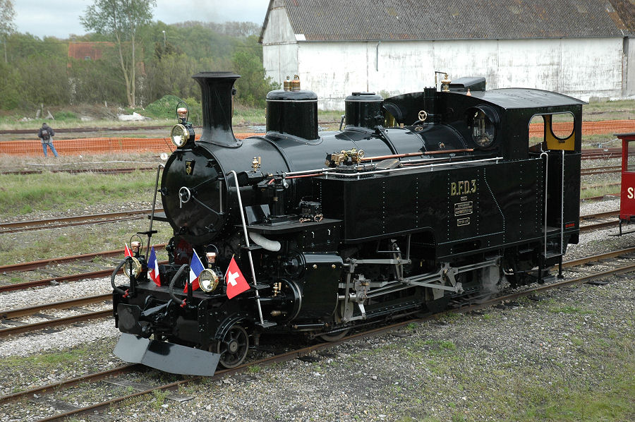 HG 3/4 (130) N°3 DE 1913 DU CHEMIN DE FER-MUSÉE BLONAY-CHAMBY