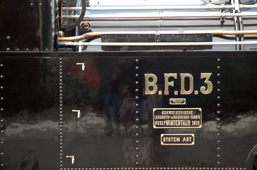 HG 3/4 (130) N°3 DE 1913 DU CHEMIN DE FER-MUSÉE BLONAY-CHAMBY