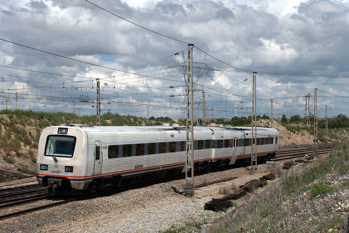 SÉRIE 594 RENFE • MEDIA DISTANCIA 18308 PALENCIA > SALAMANCA-LA ALAMEDILLA