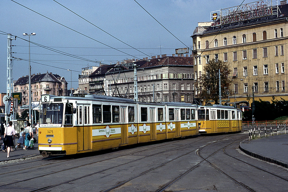 TRAMWAY DE BUDAPEST • RAME GANZ CSMG-3 1475