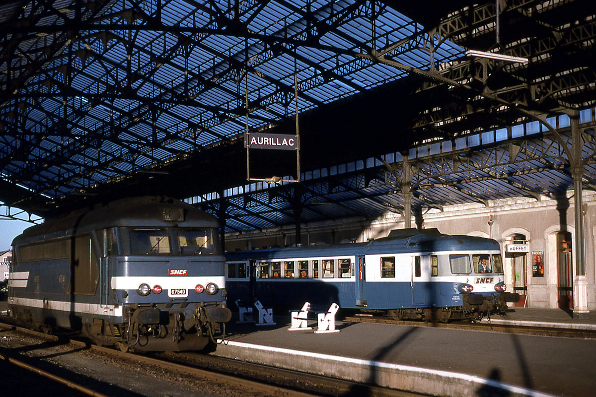 BB 67540 - X 2800 - TOULOUSE-MATABIAU-CLERMONT-FERRAND