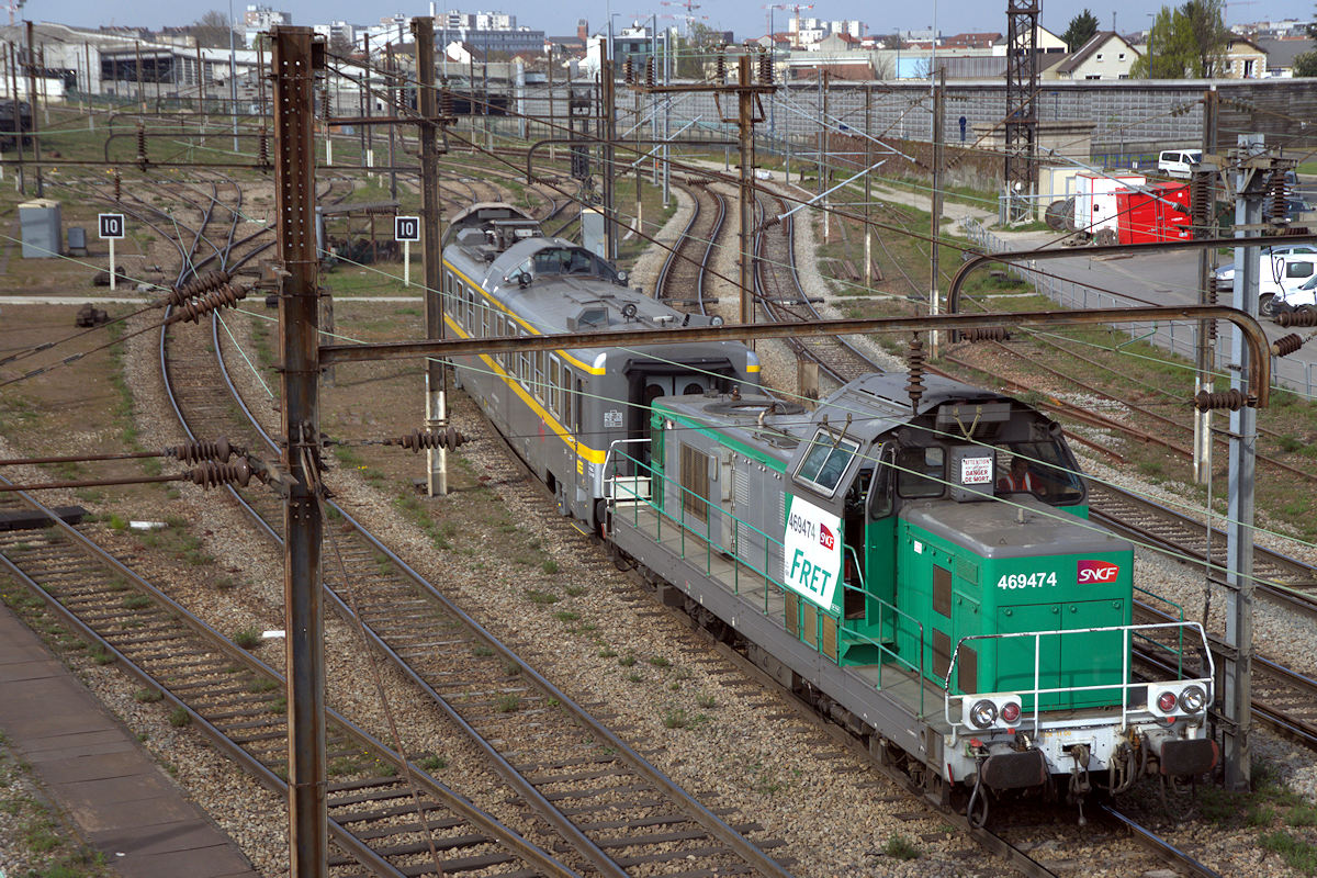 BB 69474 • VOITURE CONTRÔLE CATÉNAIRE (F-SNCF 63 87 99-77 152-9 Su) • BB 69466