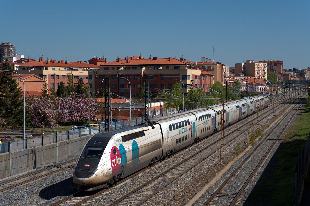SÉRIE 800 SNCF • OUIGO 06885 ALACANT/ALICANTE > VALLADOLID CAMPO GRANDE