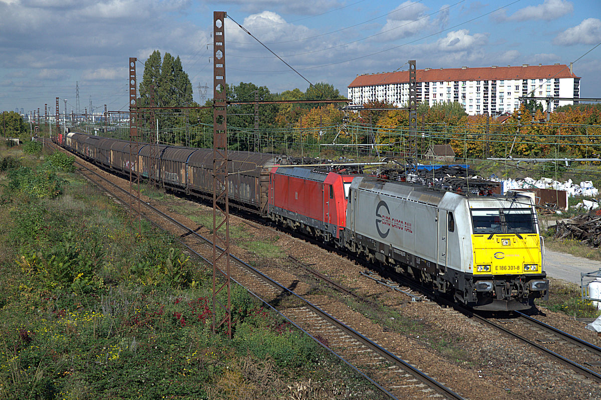 E 186 301-8 EURO CARGO RAIL • E 186 331-5 DB