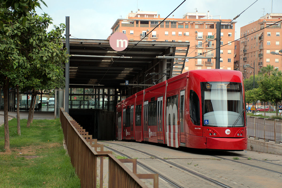 SÉRIE 4200 BOMBARDIER • 4207 • METROVALÈNCIA • LIGNE 8 • NEPTÚ <> MARÍTIM