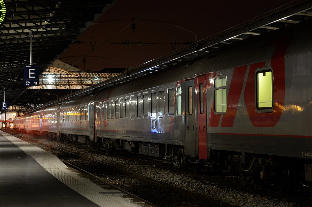 EURONIGHT 23/452 MOSKVA BELORUSSKAJA-PARIS-EST