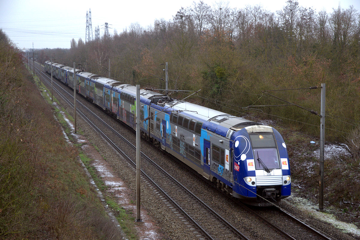 Z 26611/26612 RAME  556 + Z 26603/26604 RAME 552 NORMANDIE