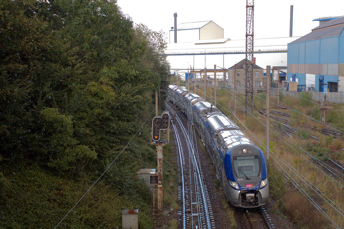 Z 55803/Z 55804 RAME 152XL HAUTS-DE-FRANCE • TER K13 16460 MAUBEUGE > PARIS-NORD