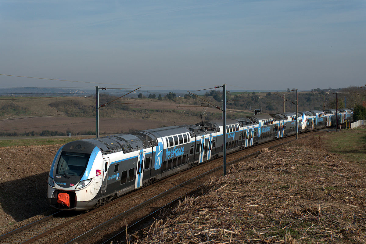 Z 57251/Z 57252 126R ÎLE-DE-FRANCE + Z 57155/Z 57156 078R ÎLE-DE-FRANCE