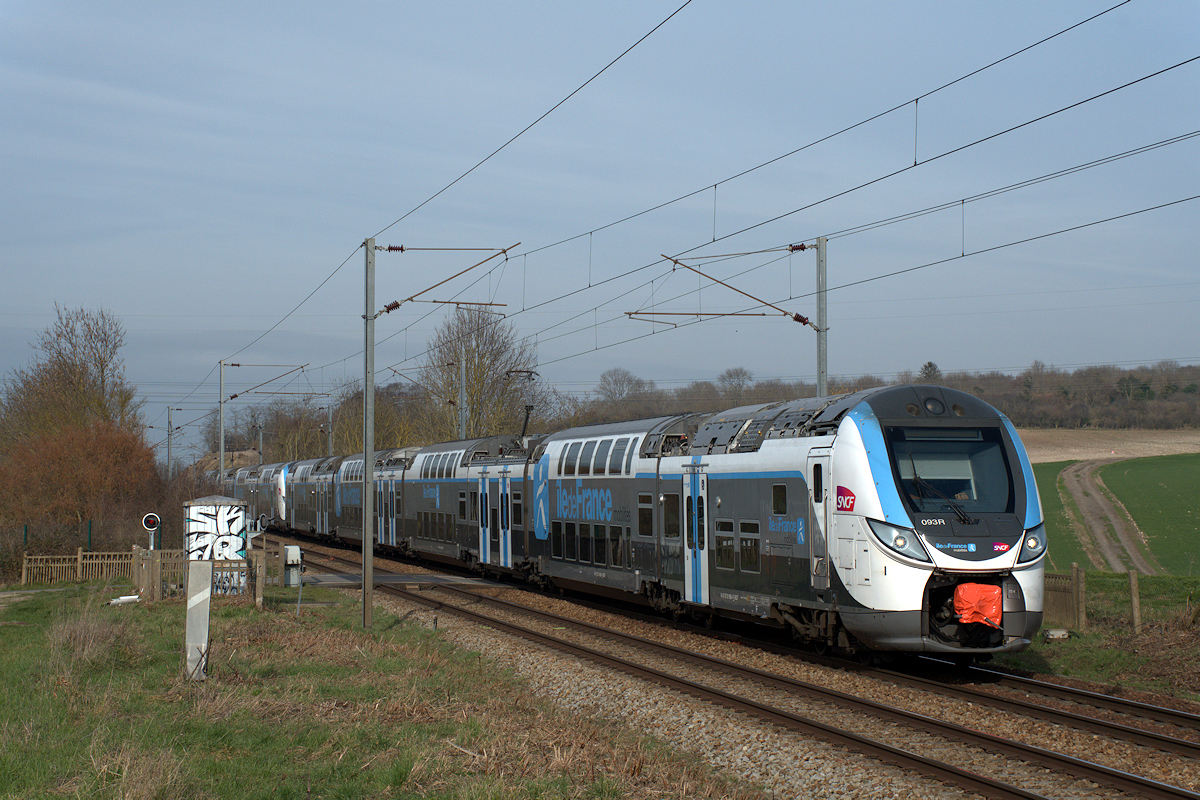 Z 57185/Z 57186 093R ÎLE-DE-FRANCE + Z 57257/Z 57258 129R ÎLE-DE-FRANCE