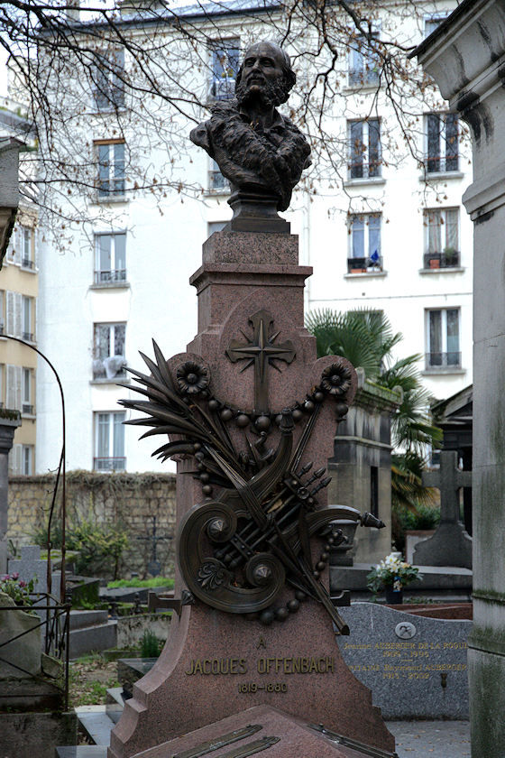 TOMBEAU DE JACQUES OFFENBACH (ARCHITECTE : CHARLES GARNIER)