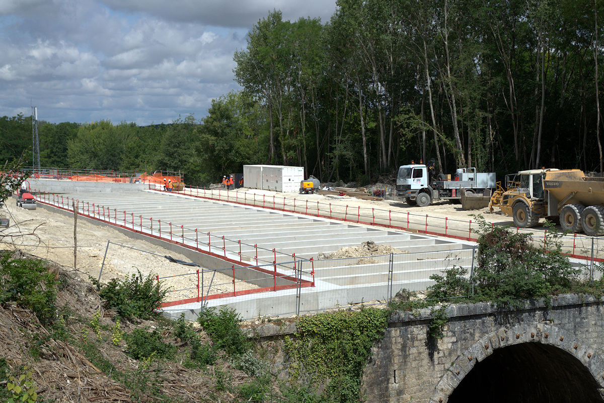 CHANTIER DE LA GALERIE DES BOUCHOTS