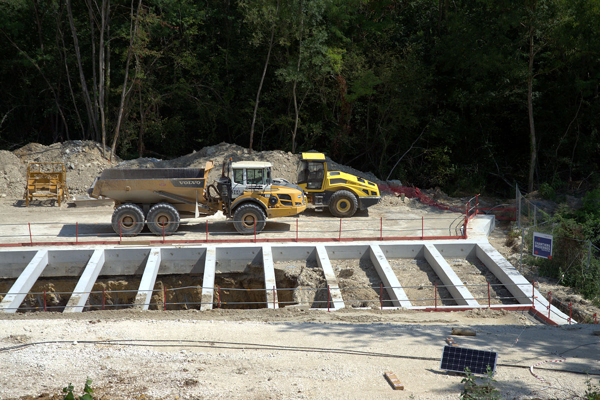 CHANTIER DE LA GALERIE DES BOUCHOTS