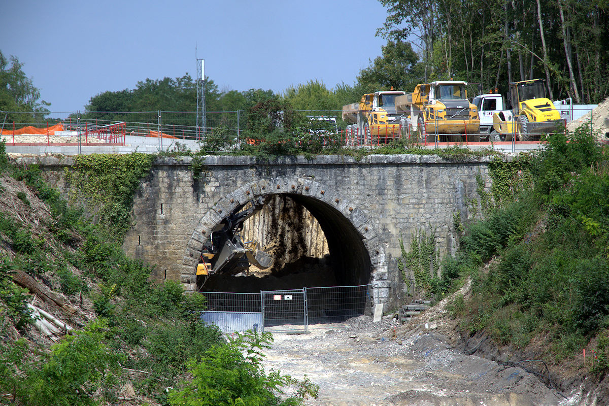 CHANTIER DE LA GALERIE DES BOUCHOTS