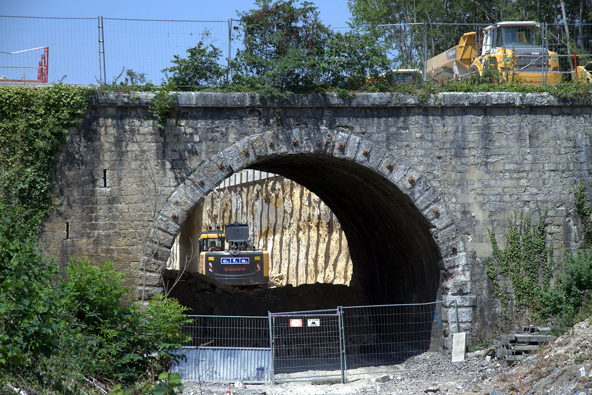 CHANTIER DE LA GALERIE DES BOUCHOTS