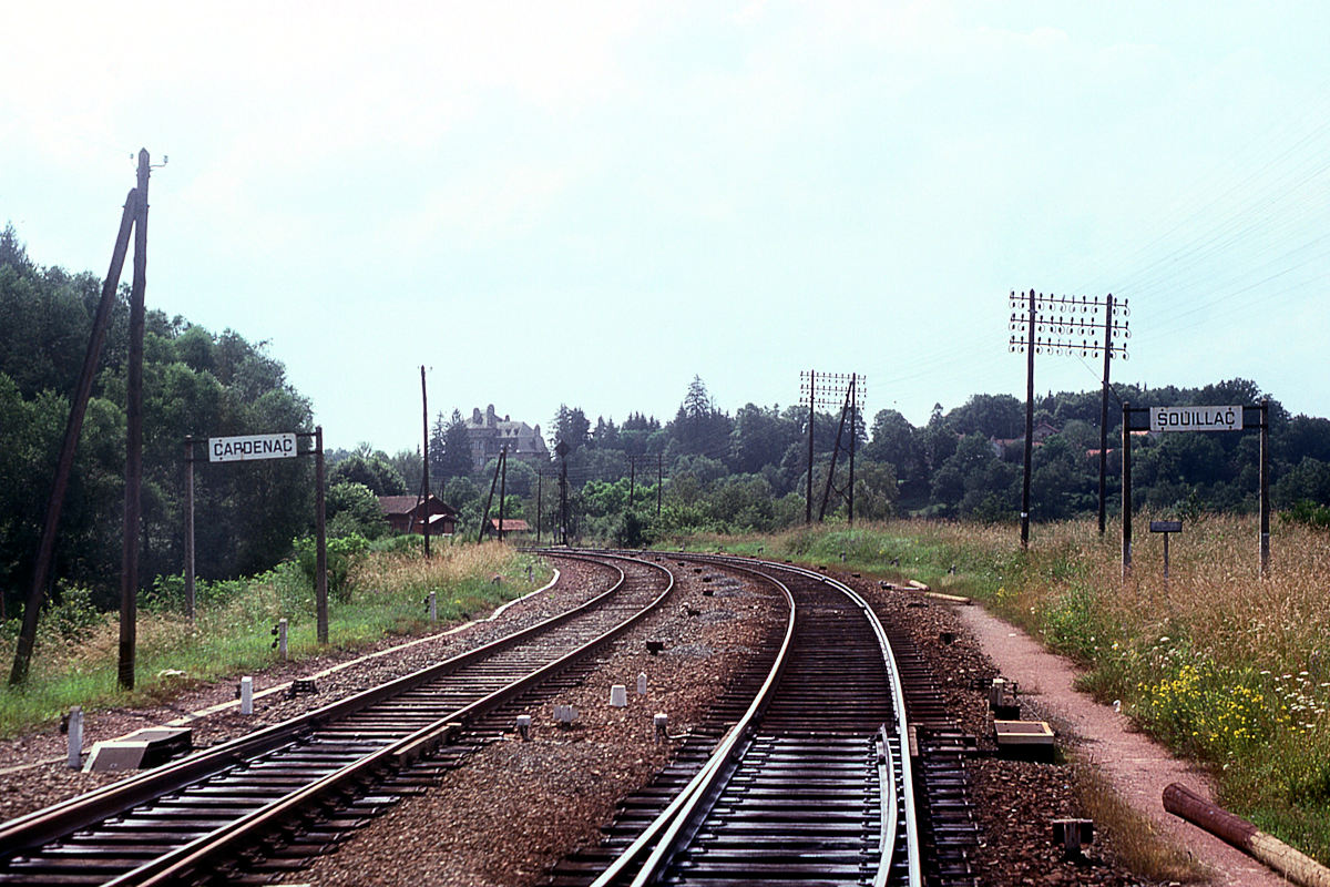 BIFURCATION LIGNES SOUILLAC - AURILLAC & ARVANT - CAPDENAC